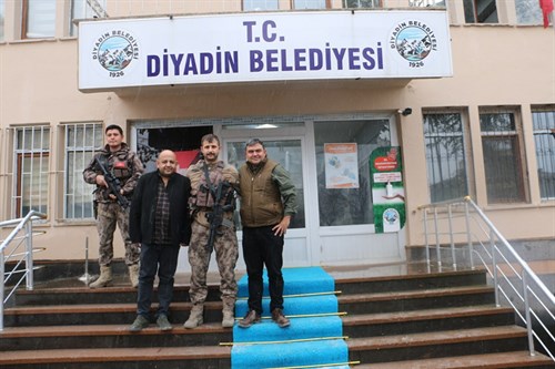 Polis Memuru İ. Ç. , Kaymakamımız Sn. Alper Balcı’yı ziyaret etti